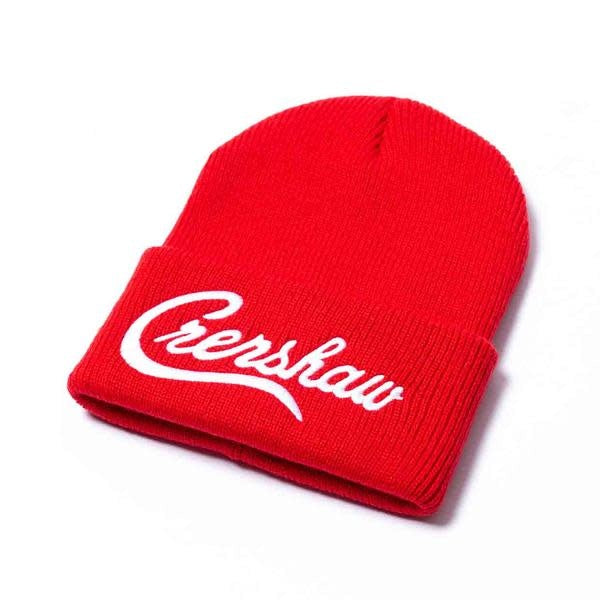 Crenshaw Limited Edition Heavyweight Beanie 'White/ Royal'