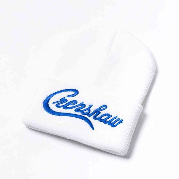 Crenshaw Limited Edition Heavyweight Beanie 'White/ Royal'