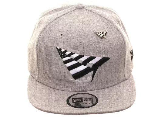 New Era Paper Planes Original Crown Snapback Hat Heather Grey