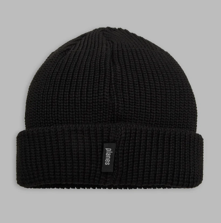 Paper Planes 'The Wharfman Beanie' BLACK