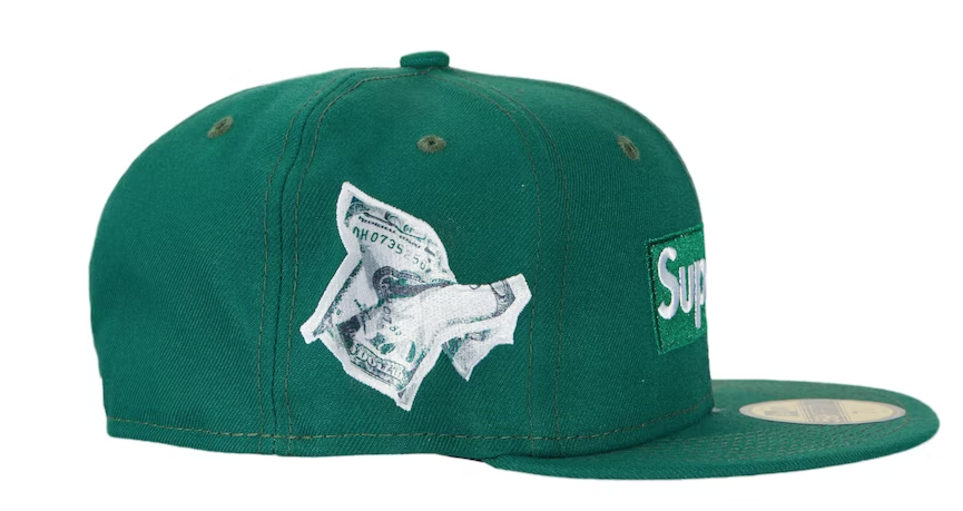 Supreme Money Box Logo New Era 'Dark Green' 7 1/2