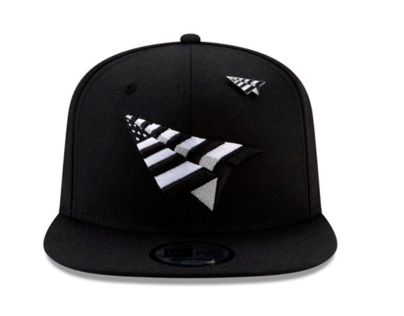 New Era Paper Planes Original Crown Snapback Hat Heather Black