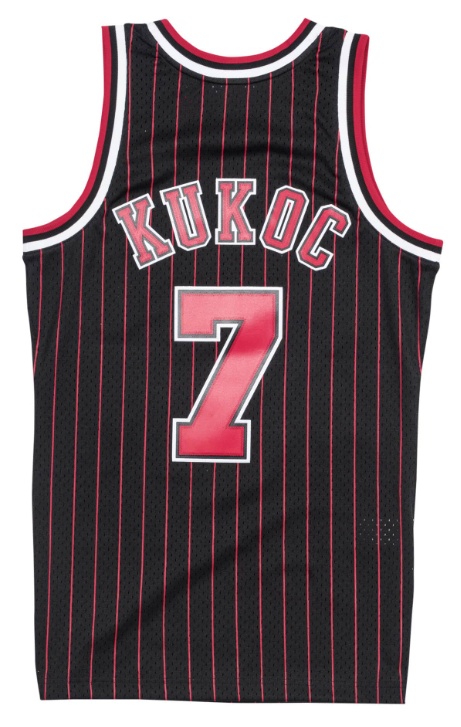 Toni Kukoc Chicago Bulls 1995-96 Jersey