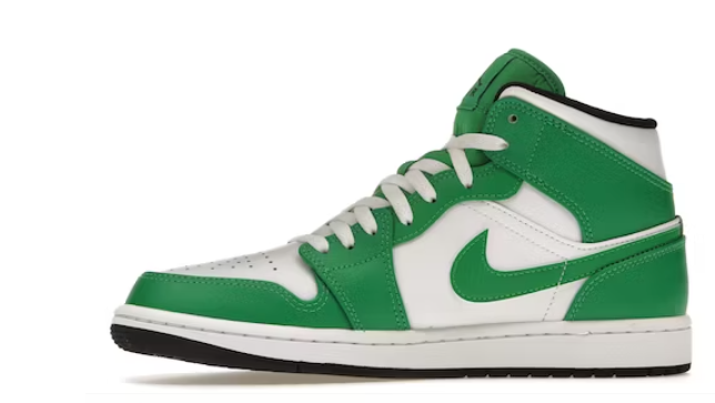 Jordan 1 Mid 'Lucky Green' 10M