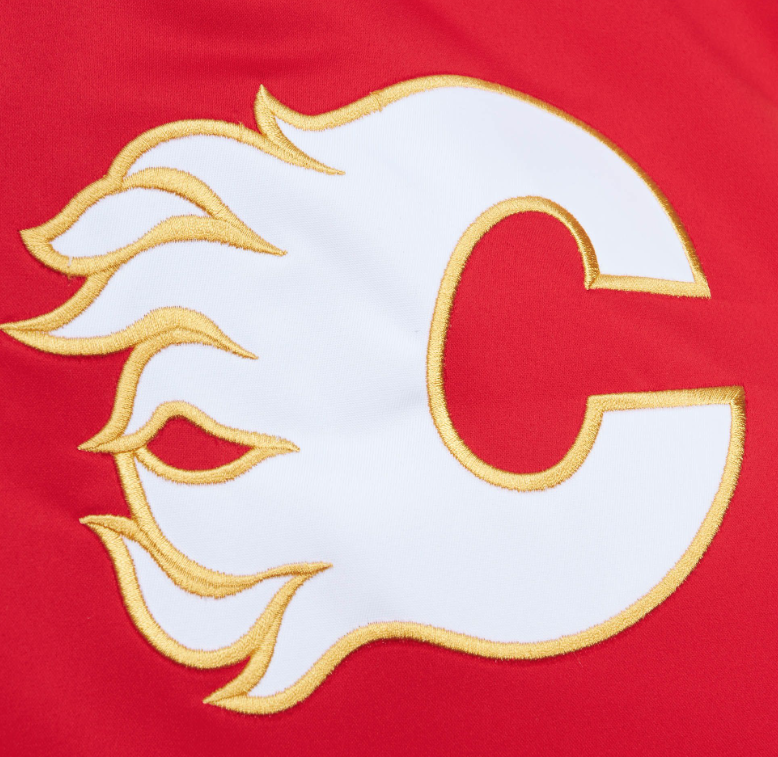 Heavyweight Satin Jacket 'Calgary Flames'