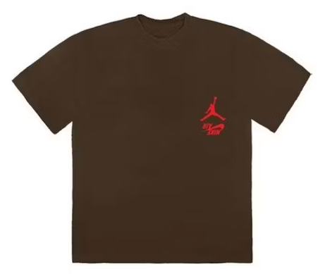 Travis Scott Jordan Cactus Jack Highest T Shirt 'Brown' SMALL
