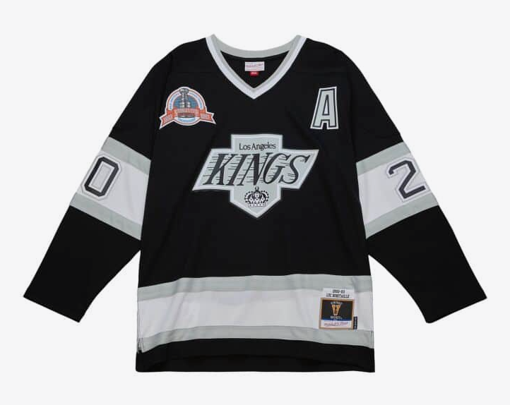Blue Line 'Luc Robitaille' Los Angeles Kings Home 1992 Jersey