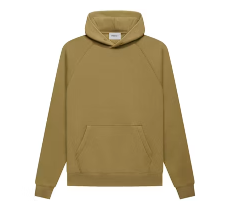 Pre Loved Fear of God Essentials Pullover Hoodie 'Amber' LARGE