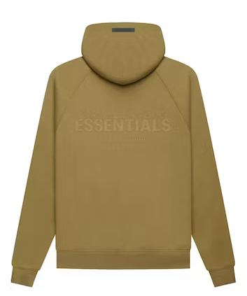 Pre Loved Fear of God Essentials Pullover Hoodie 'Amber' LARGE