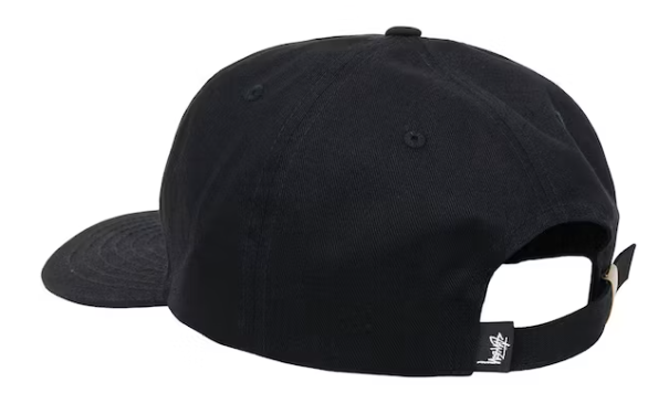 Stussy STU Arch Strapback Cap 'Black'