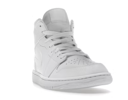 Jordan 1 Mid 'Triple White' 10.5M