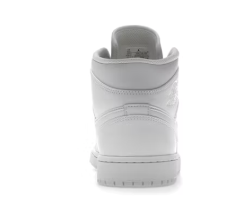 Jordan 1 Mid 'Triple White' 10.5M