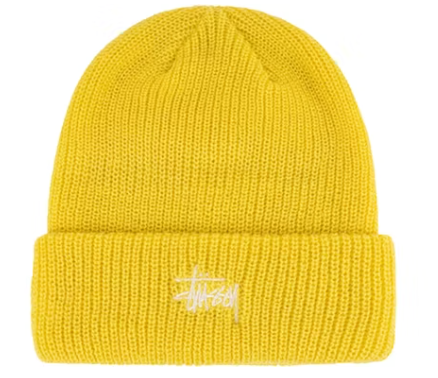Stussy Basic Cuff Beanie 'Yellow'