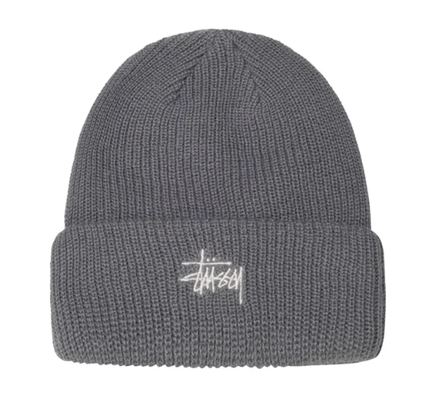 Stussy Basic Cuff Beanie 'Grey'