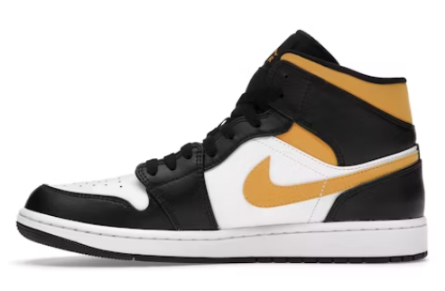 Jordan 1 Mid 'White Pollen Black' 11M