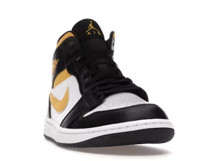 Jordan 1 Mid 'White Pollen Black' 11M