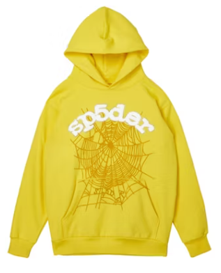 Sp5der Websuit Hoodie 'Yellow' MEDIUM