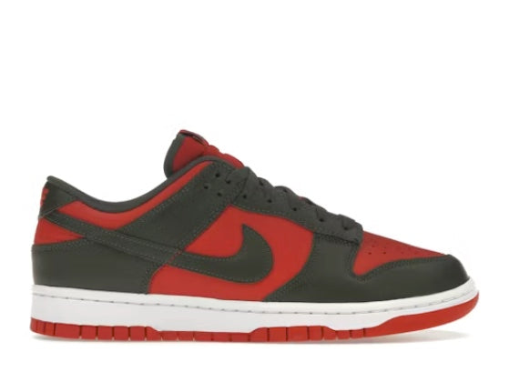 Nike Dunk Low "Mystic Cargo Red Khaki"
