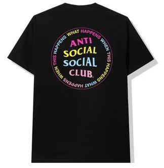 Anti Social Social Club What Happened Tee 'Black' SMALL