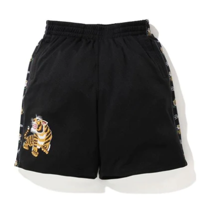 Bape Tiger Jersey Wide Shorts Black XL