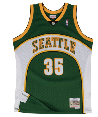 Mitchell & Ness NBA Seattle Kevin Durant Jersey GREEN