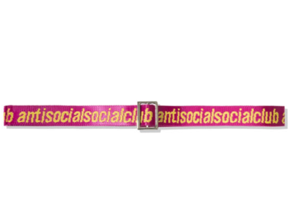 A.S.S.C 'See Right Thru Me' Pink Belt