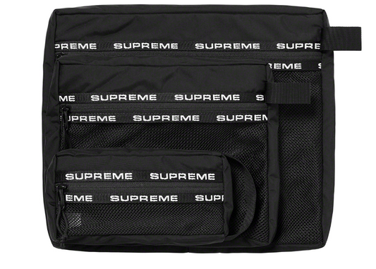 Supreme Organizer Pouch Set Black