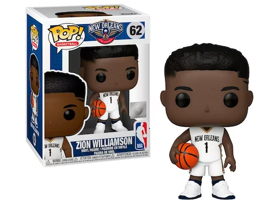 Funko Pop! Basketball NBA Zion Williamson Figure #62