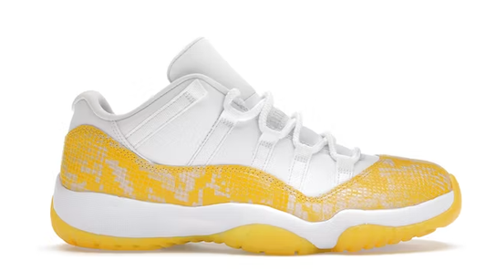 Jordan 11 Retro Low Yellow Snakeskin (W)