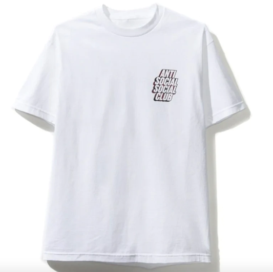 Anti Social Social Club Blocked Plaid Tee 'White/Red' XL