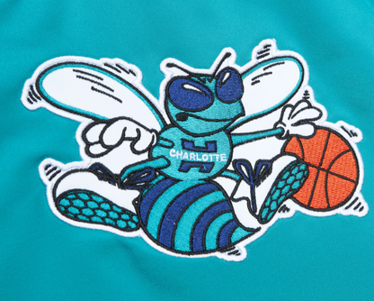 Heavyweight Satin Jacket 'Charlotte Hornets' SMALL