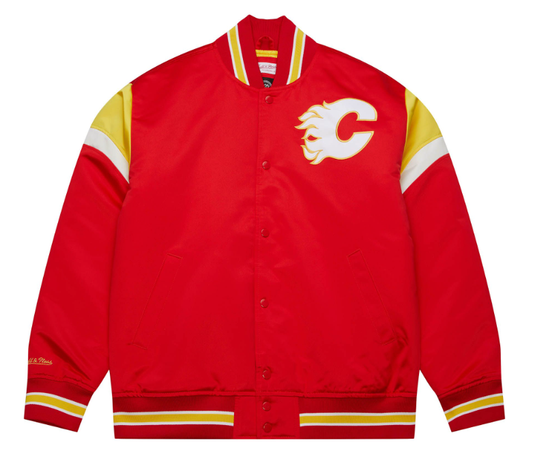 Heavyweight Satin Jacket 'Calgary Flames'