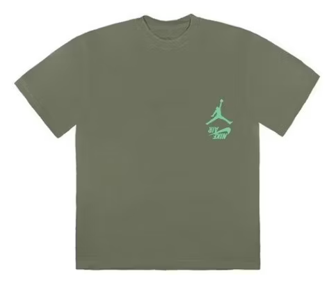 Travis Scott Jordan Cactus Jack Highest T Shirt 'Olive' SMALL