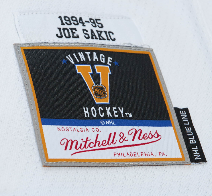 Blue Line Joe Sakic 'Quebec Nordiques' 1994 Jersey