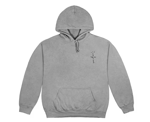 Travis Scott CJ Astro Hoodie 'Washed Grey' SMALL