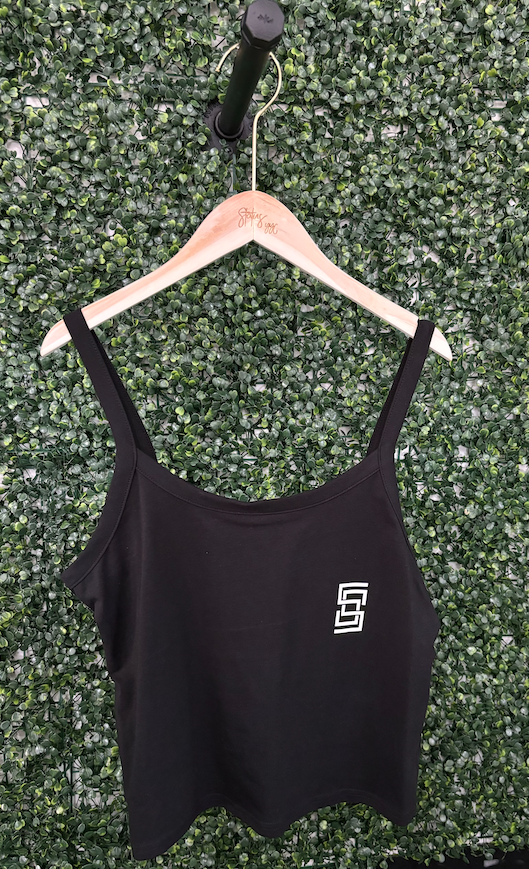 Status Original Cropped Tank Top 'Black'