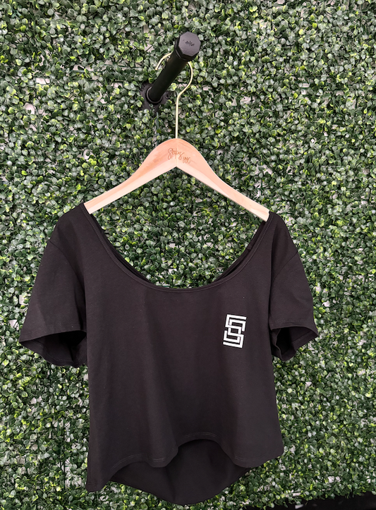 Status Original Cropped Tee 'Black'