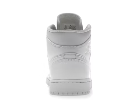 Jordan 1 Mid 'Triple White' 10.5M