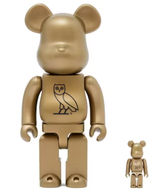 Bearbrick x OVO 100% & 400% Set 'Gold'