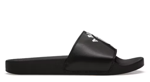A Bathing Ape College Slide Sandal 'Black' 9M