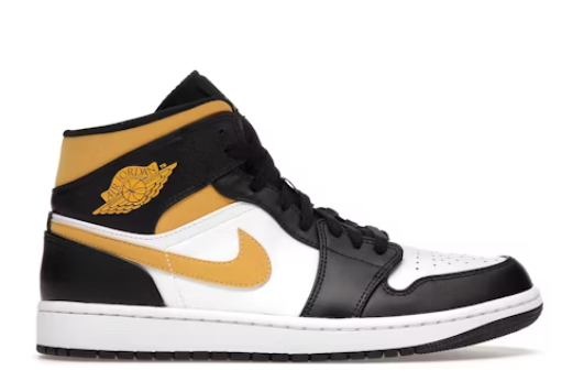 Jordan 1 Mid 'White Pollen Black' 11M